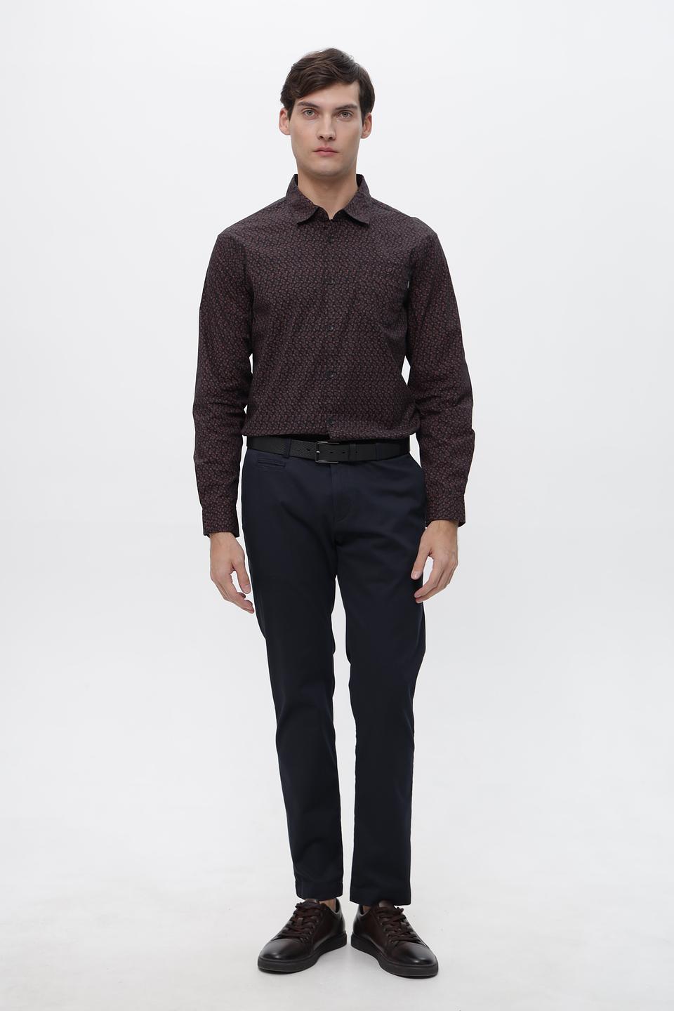 Рубашка Time Zone с принтом