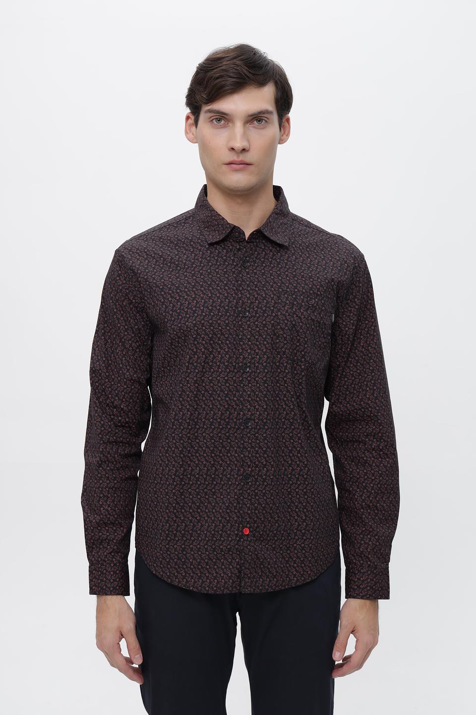 Рубашка Time Zone с принтом