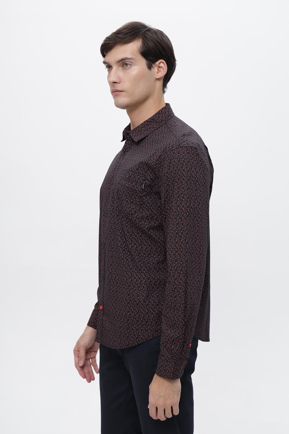 Рубашка Time Zone с принтом