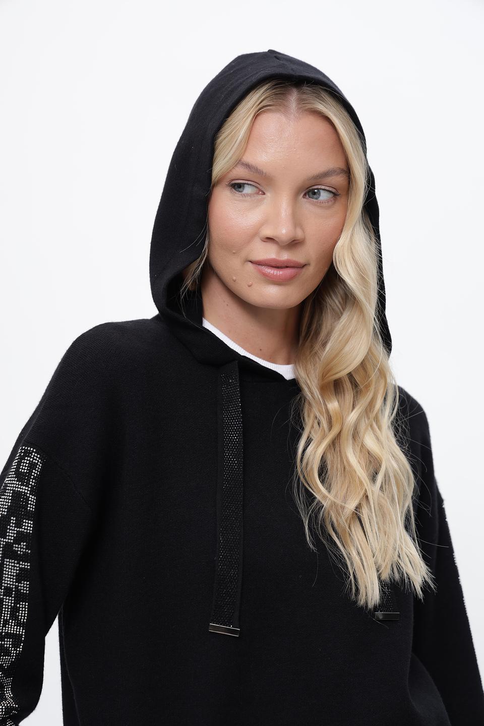 Худи Passioni с кристаллами