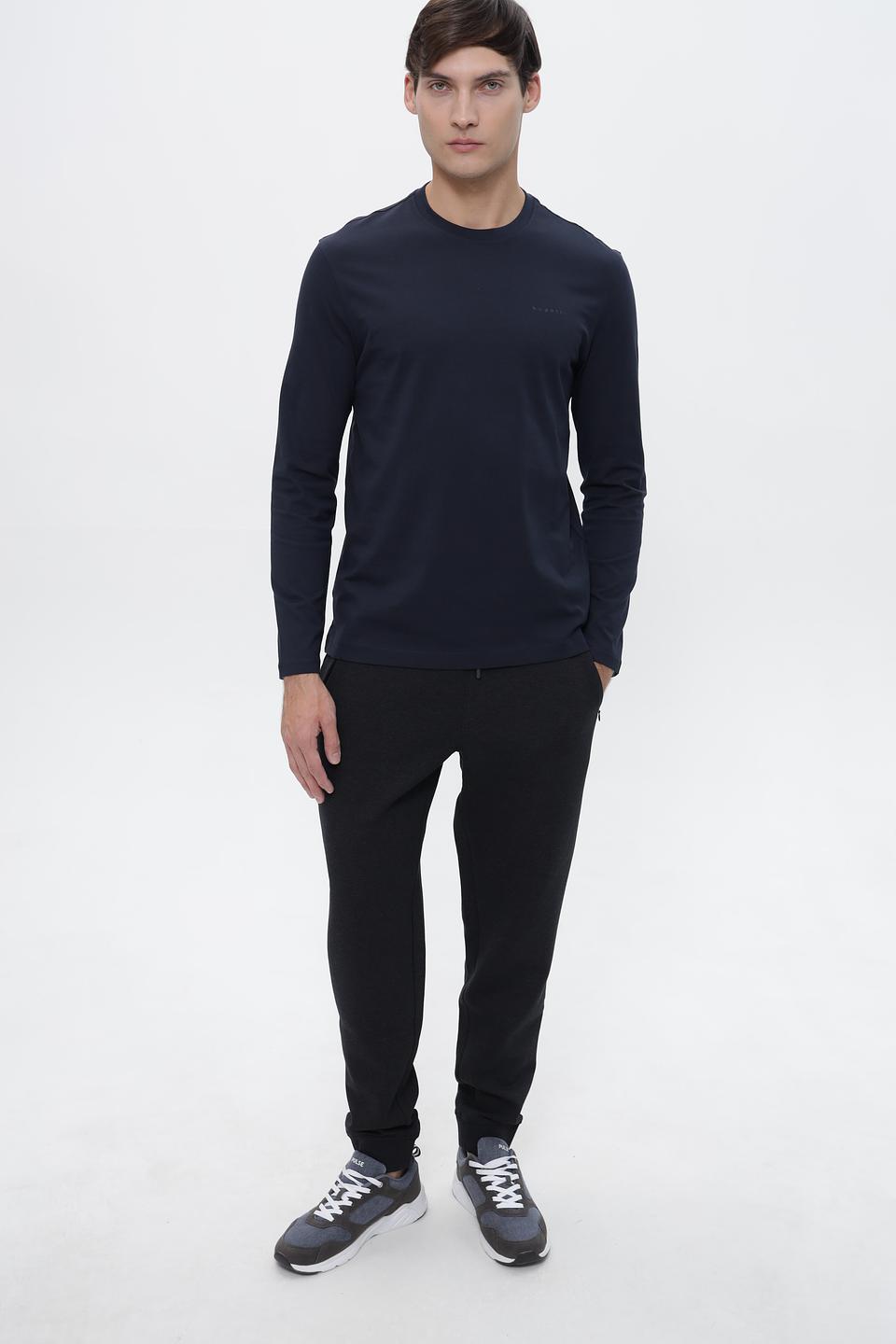 Лонгслив Bugatti темно-синий