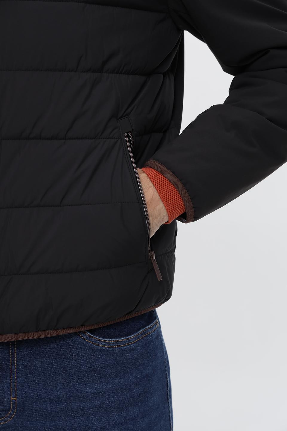 Куртка Bugatti стеганая чёрная