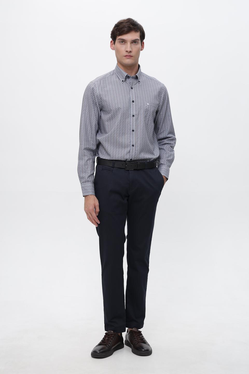 Рубашка Casa Moda с принтом