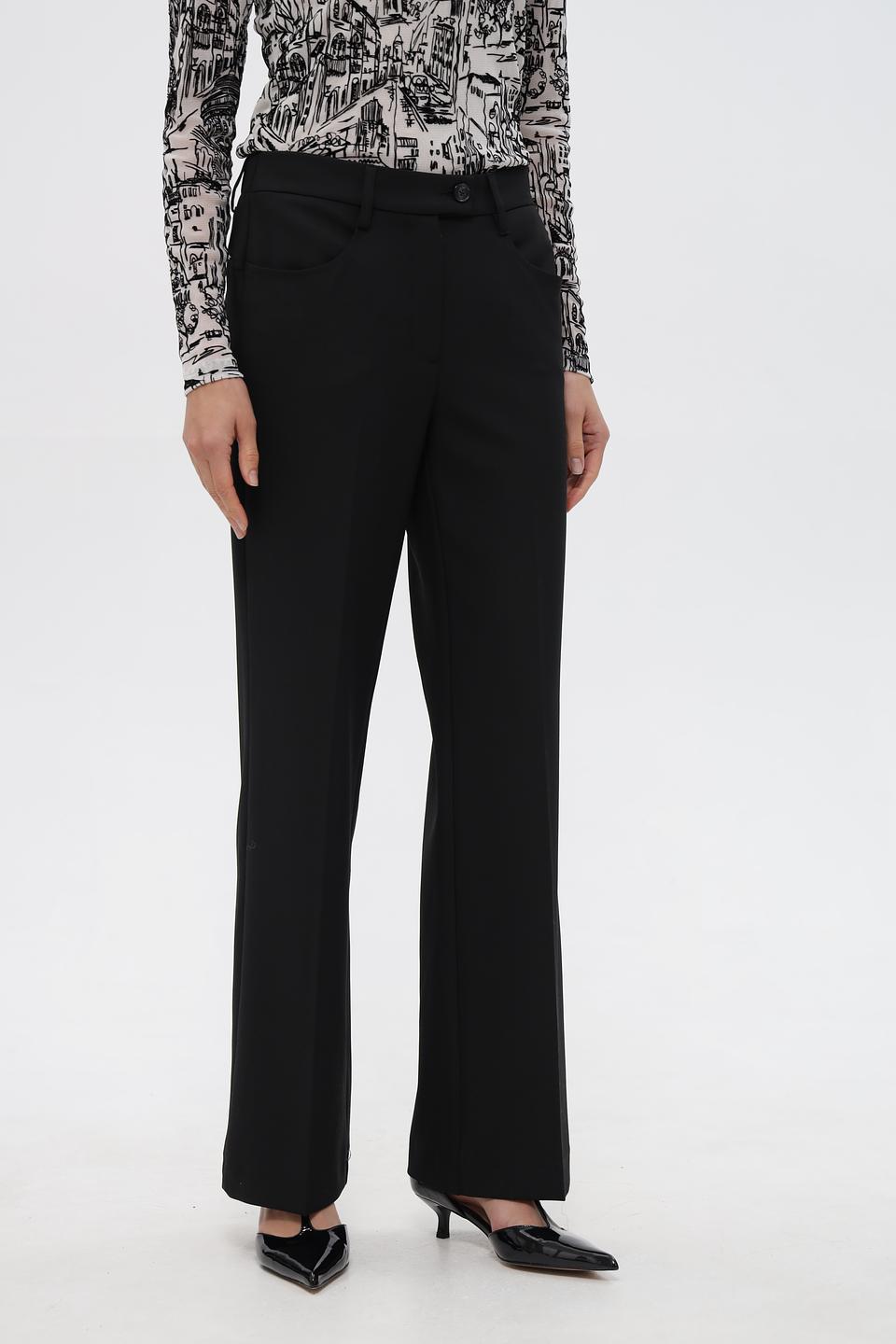 Брюки ZRS клёш чёрные