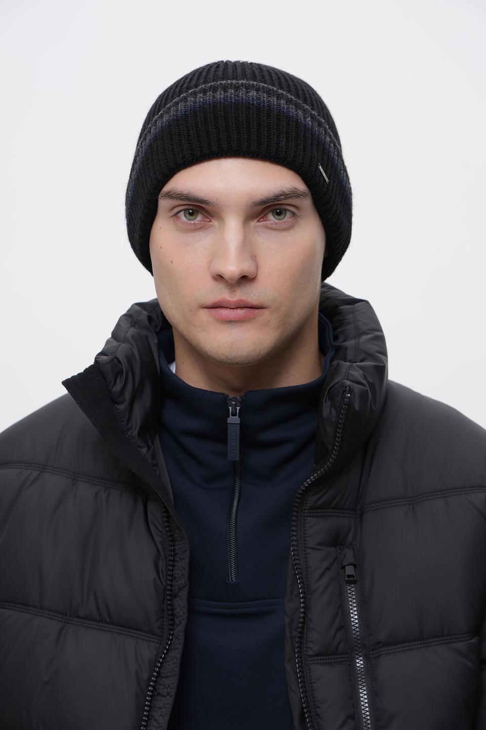 Шапка Marhatter мужская чёрная