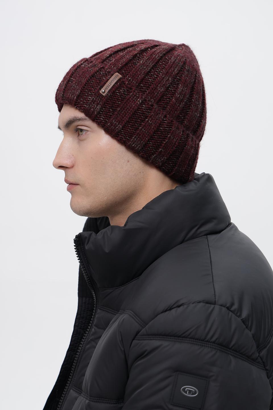 Шапка Marhatter вязаная бордовая