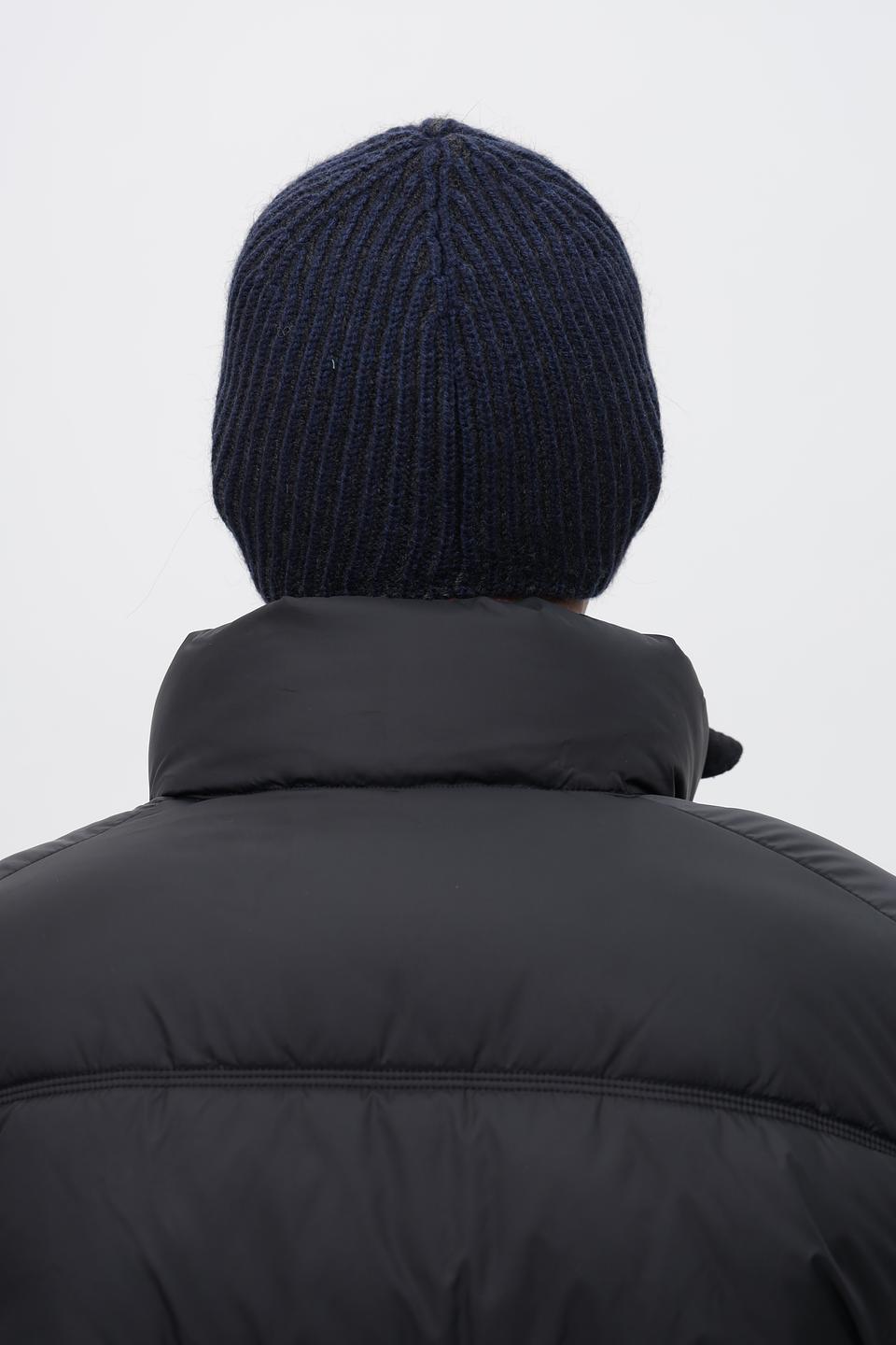 Шапка Marhatter мужская вязаная синяя