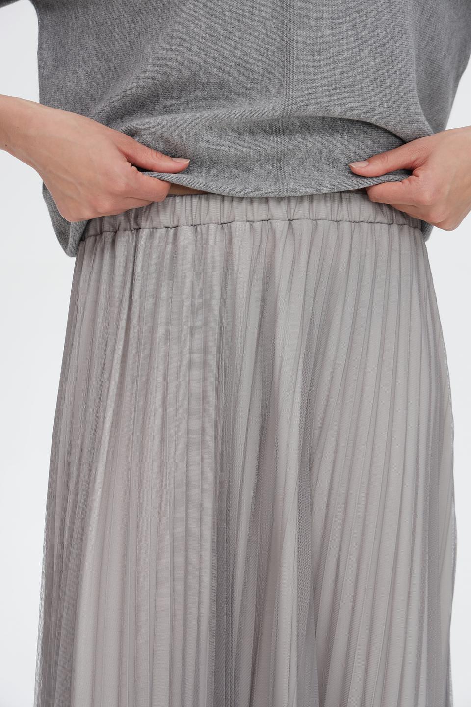 Юбка Rich and Royal плиссированная серая