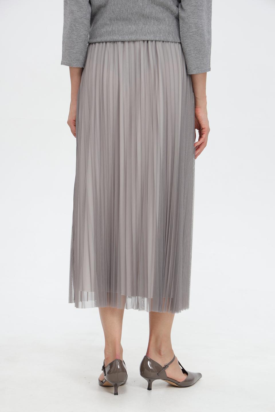 Юбка Rich and Royal плиссированная серая
