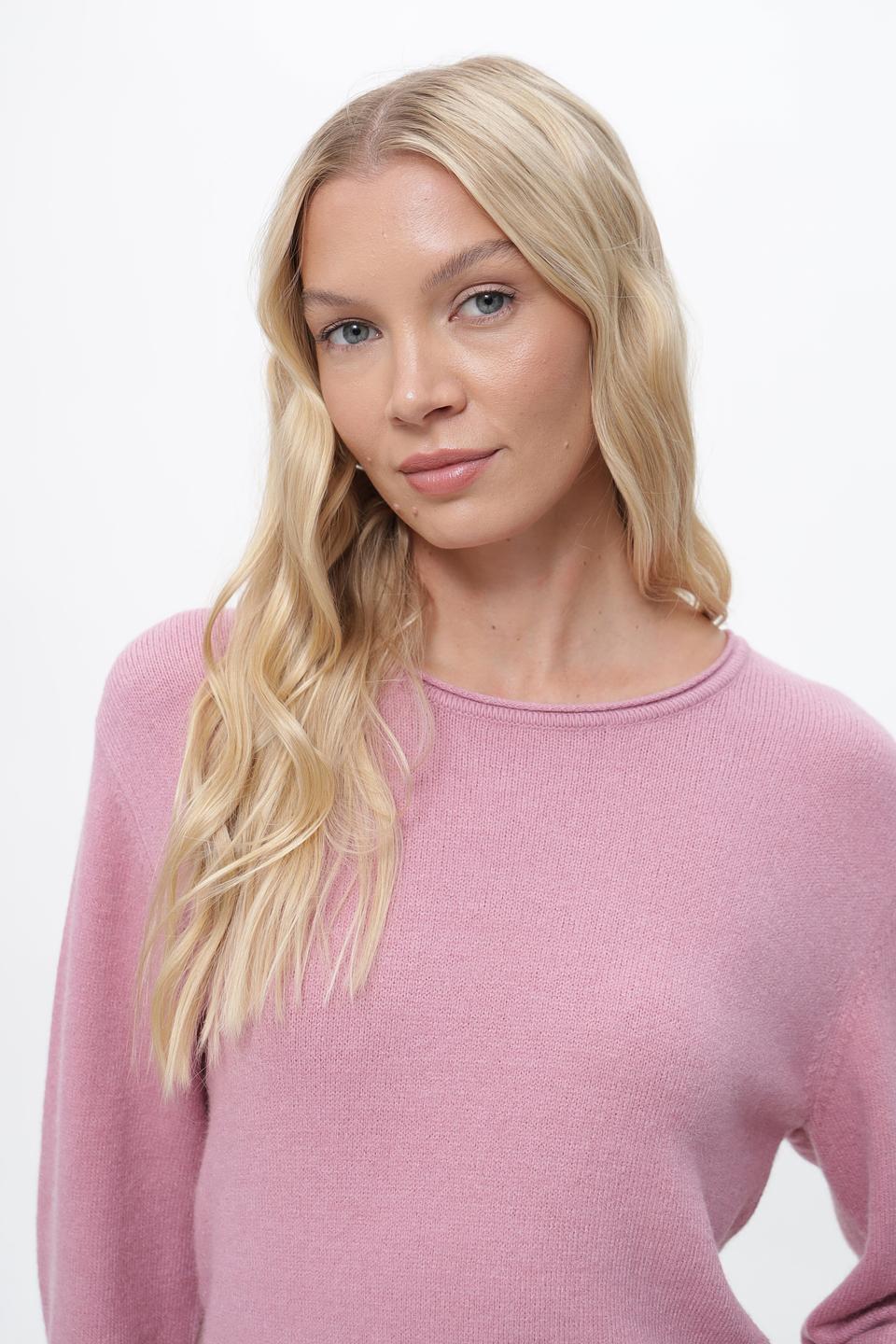 Пуловер Olsen розовый