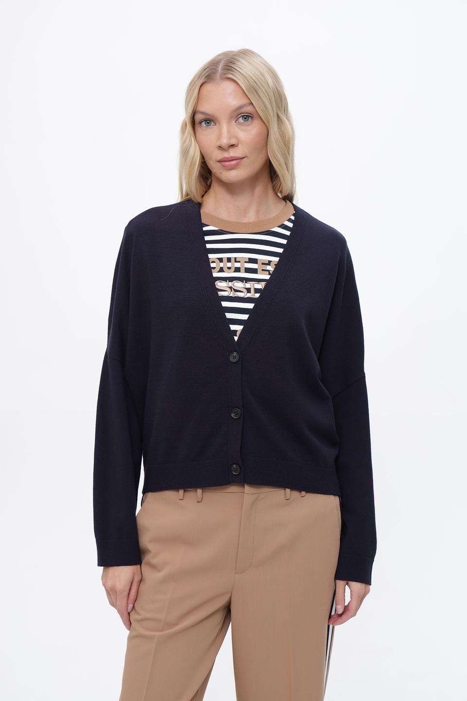 Жакет Miss Lagotte темно-синий