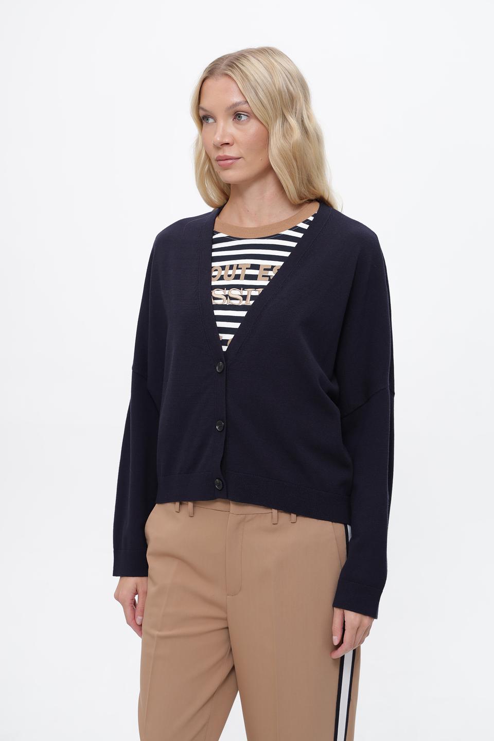 Жакет Miss Lagotte темно-синий