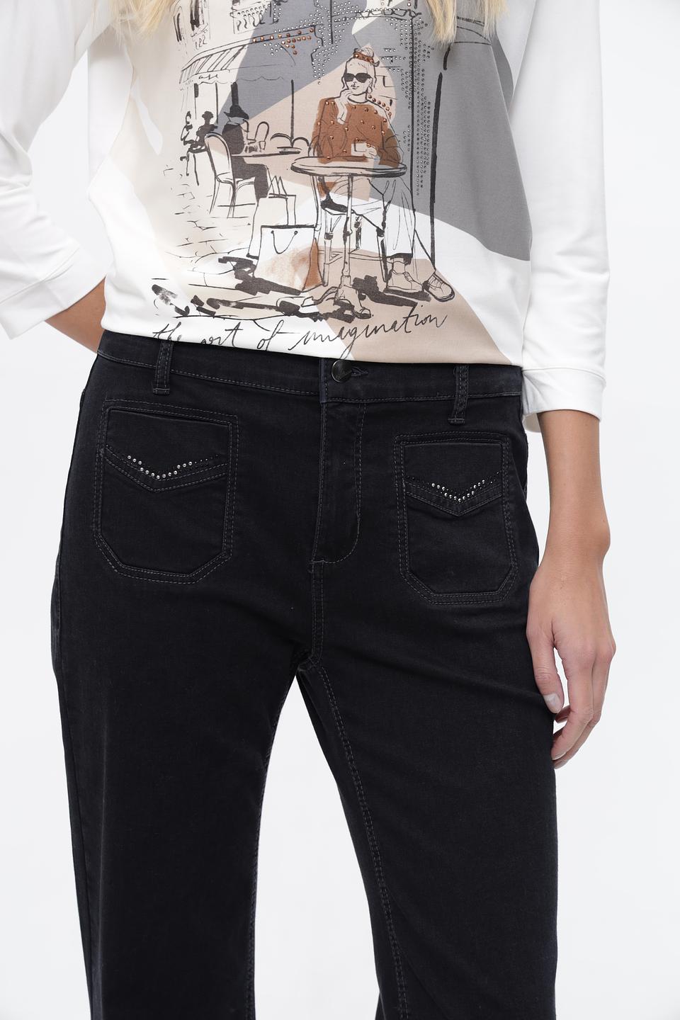 Джинсы клеш Anna Montana черные