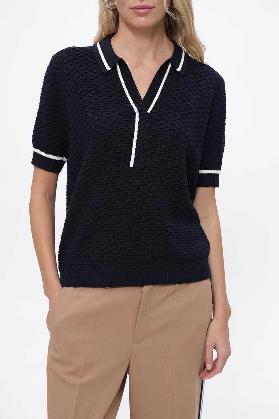 Поло Steilmann с белой отделкой