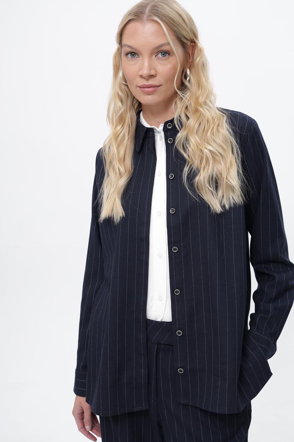 Рубашка Bugatti в полоску