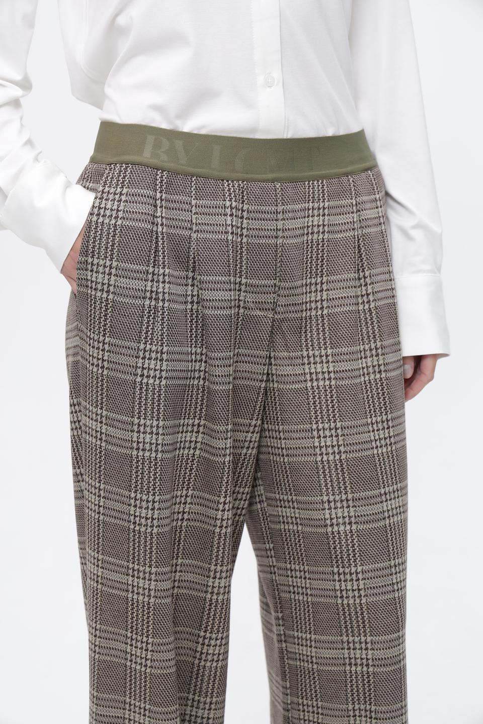 Брюки Lecomte в клетку