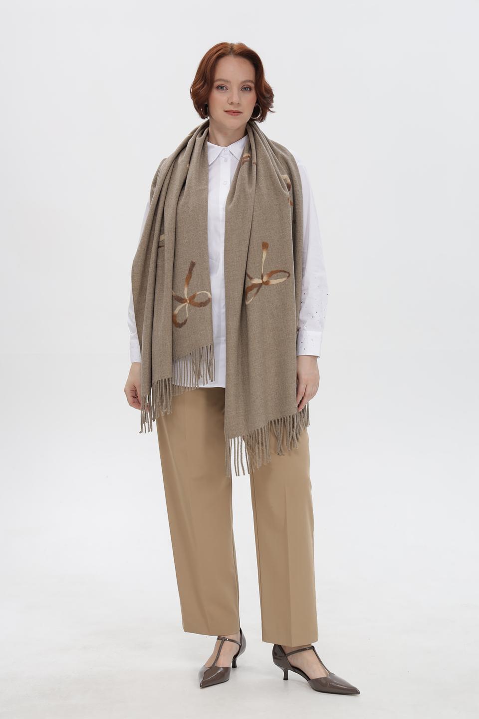 Шарф Fraas с принтом