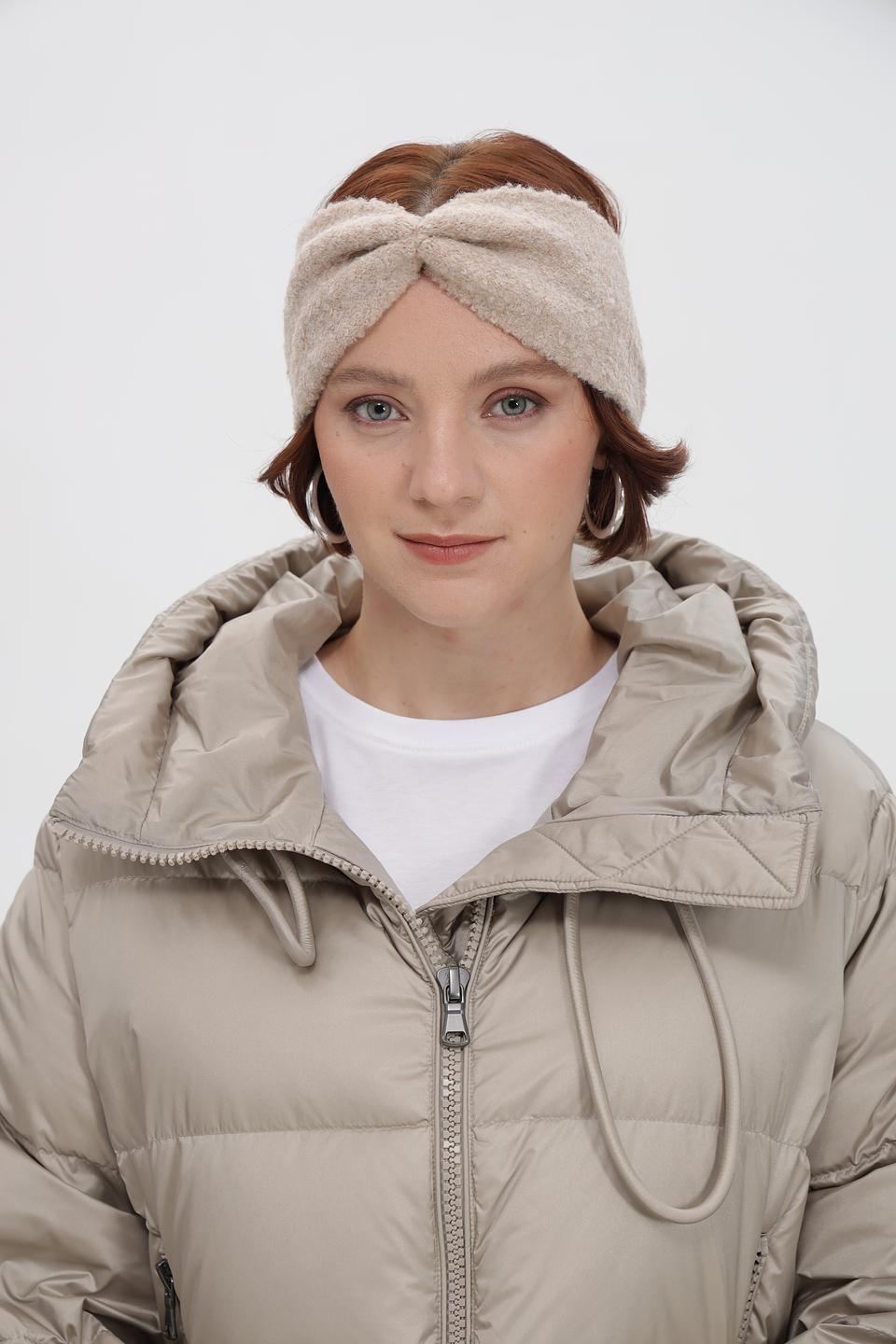 Повязка на голову Julia Florenzi бежевая