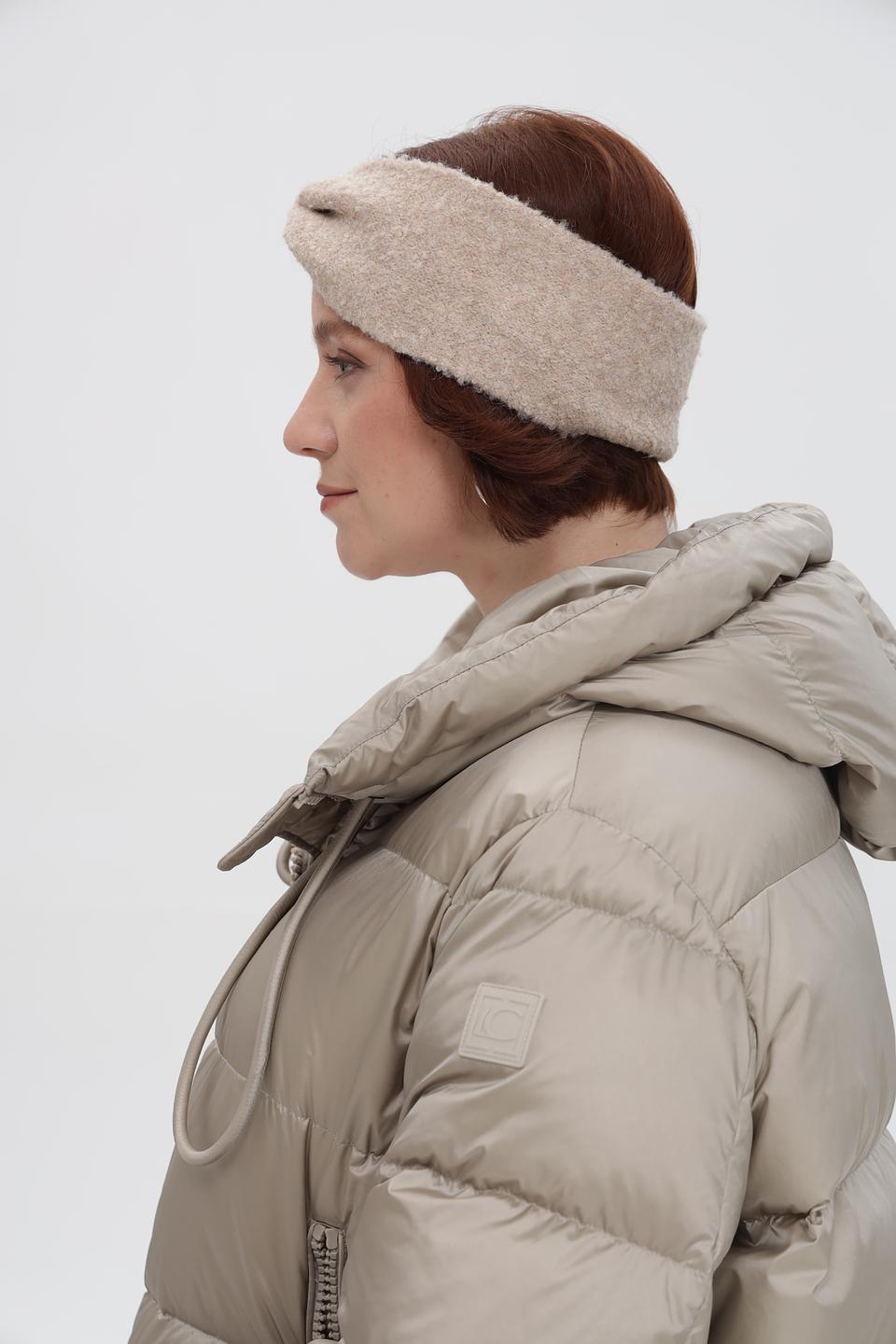 Повязка на голову Julia Florenzi бежевая