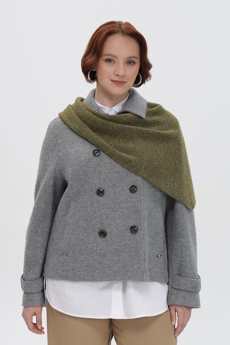 Шарф Fraas оливковый