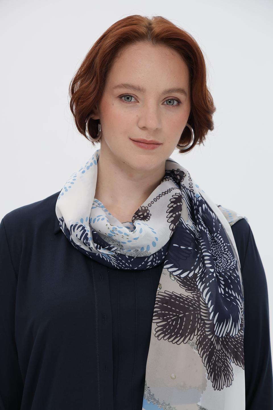 Шарф Frank Walder с принтом