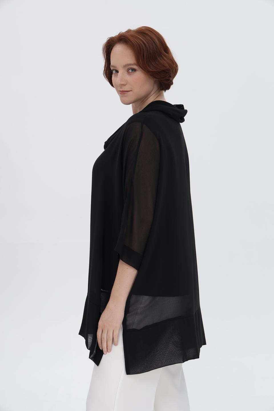 Блузка Doris Streich с воротником-шарфом