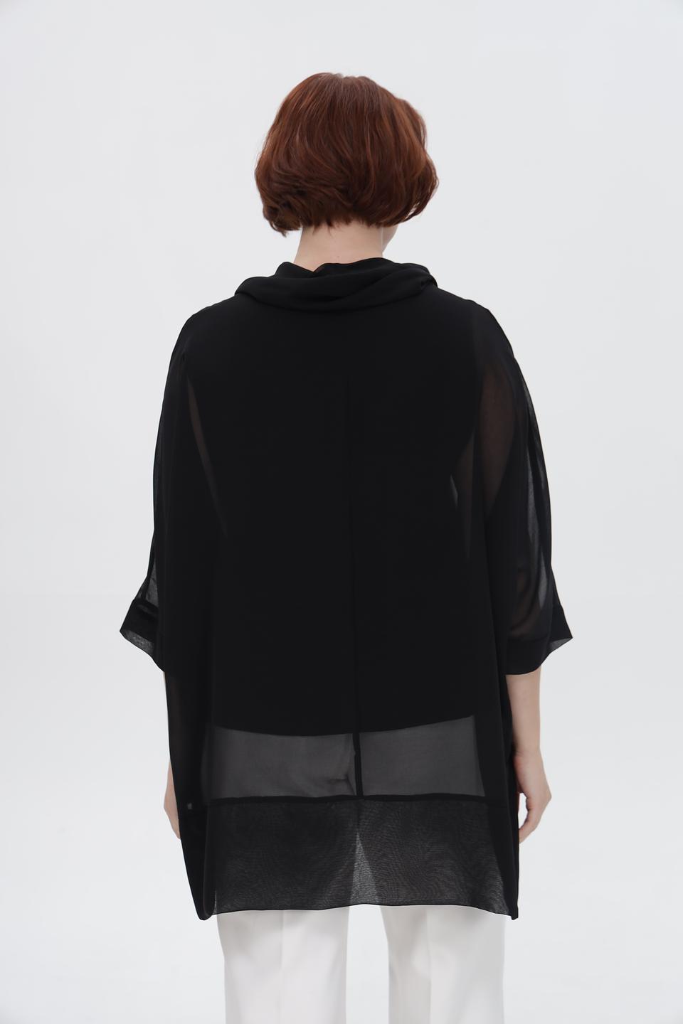 Блузка Doris Streich с воротником-шарфом