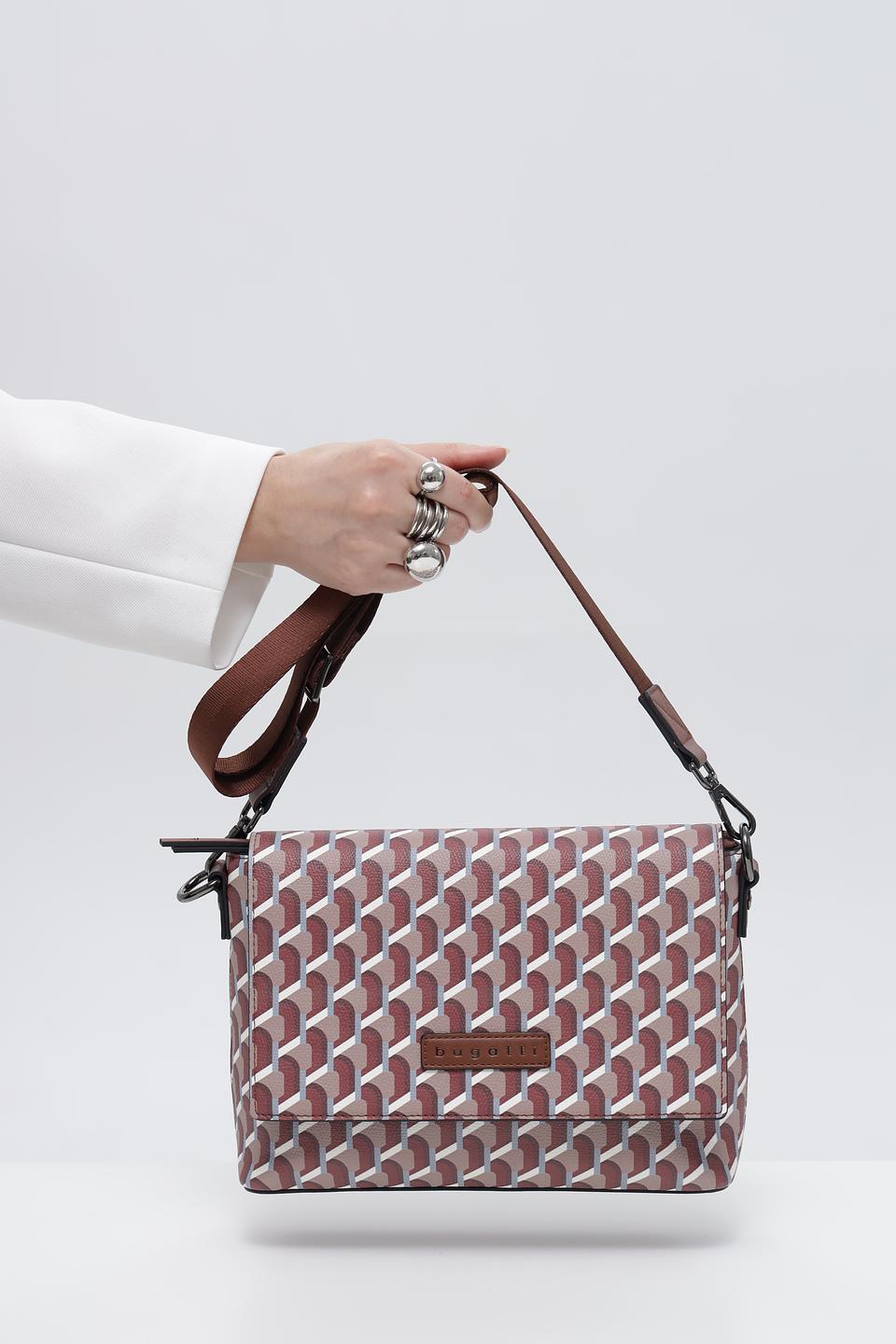 Сумка Bugatti с принтом