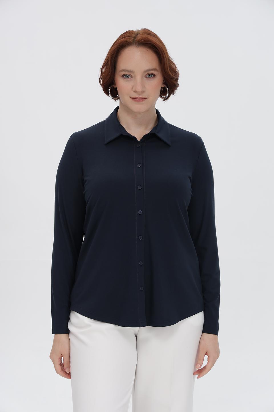 Рубашка Sommer mann темно-синяя