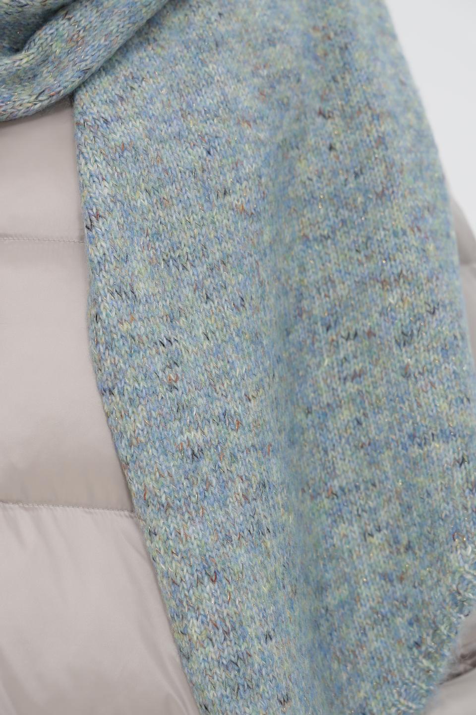 Шарф Fraas меланж голубой