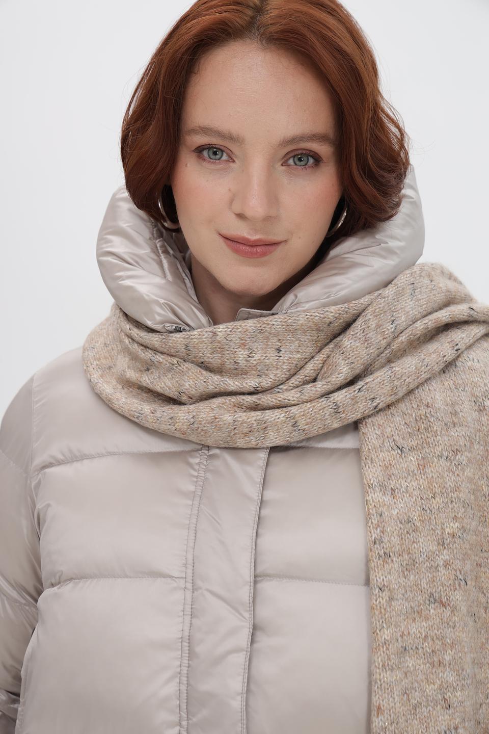 Шарф Fraas меланж с блестком