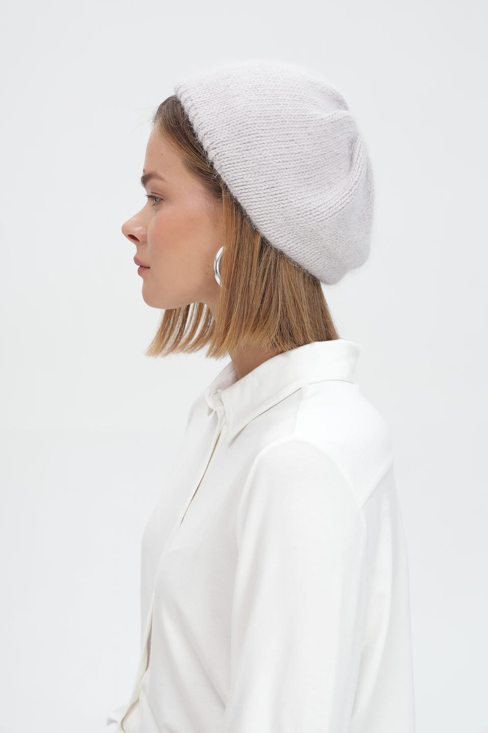 Шапка Julia Florenzi светло-серая