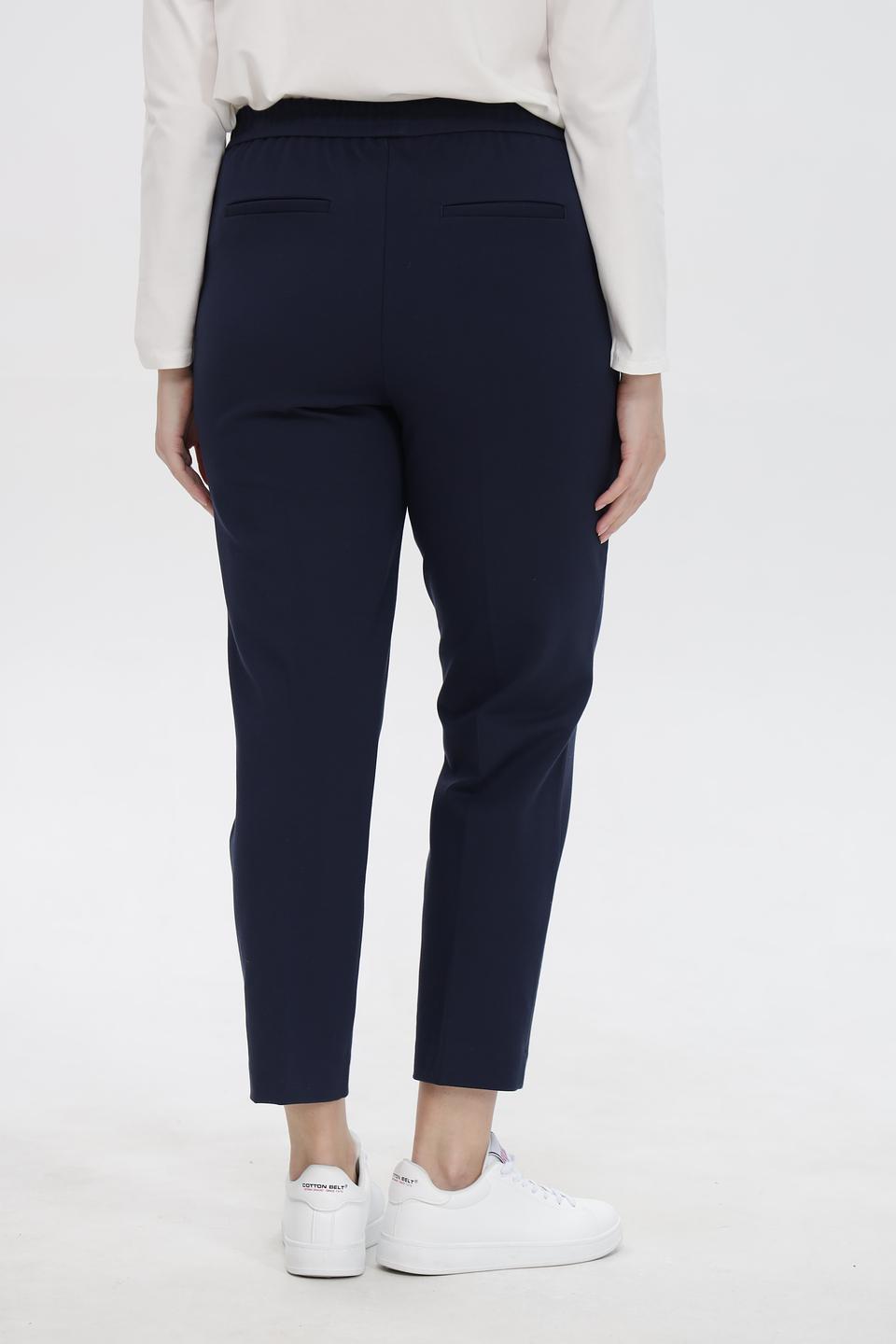 Брюки классические Olsen темно-синие