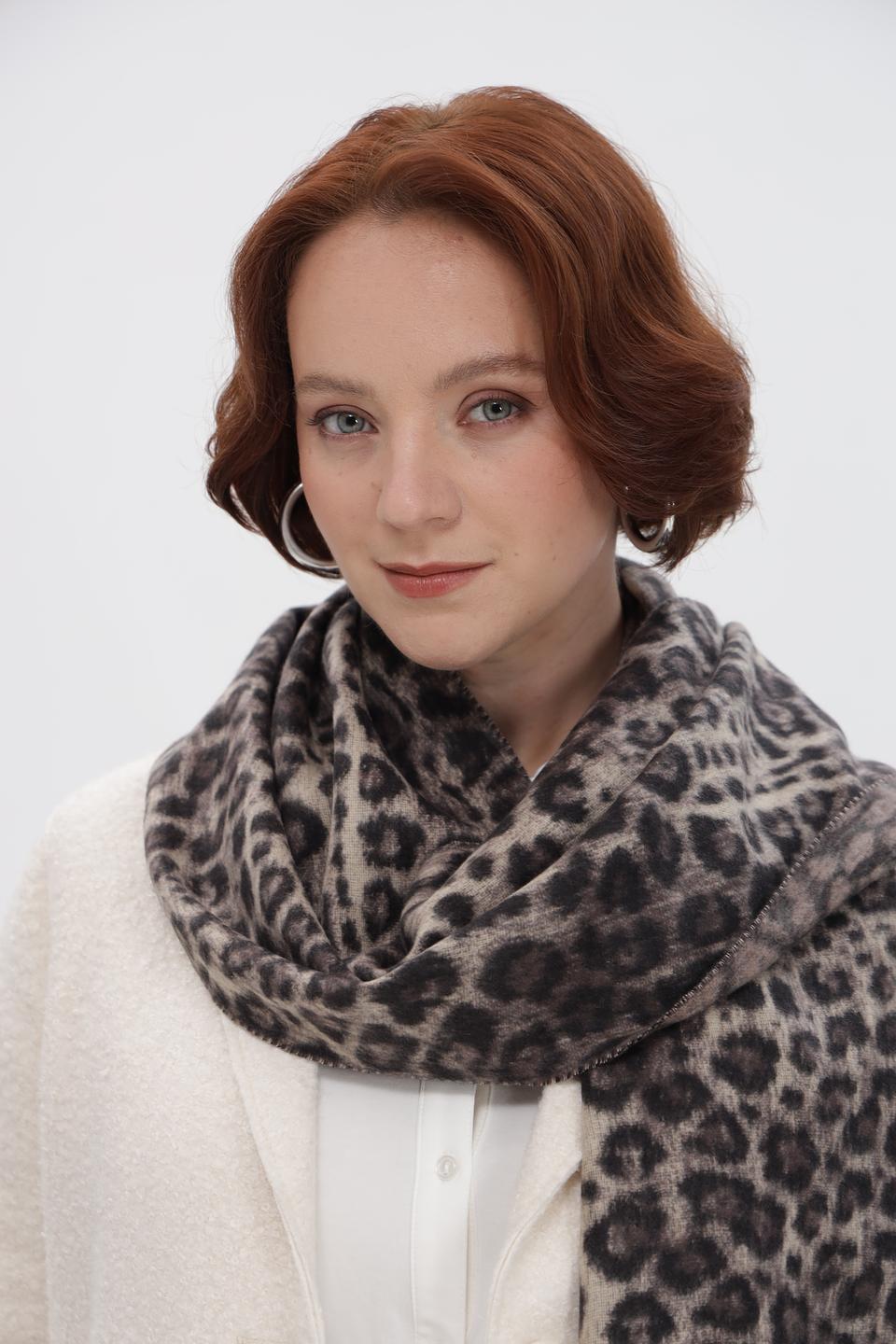 Шарф Fraas леопардовый