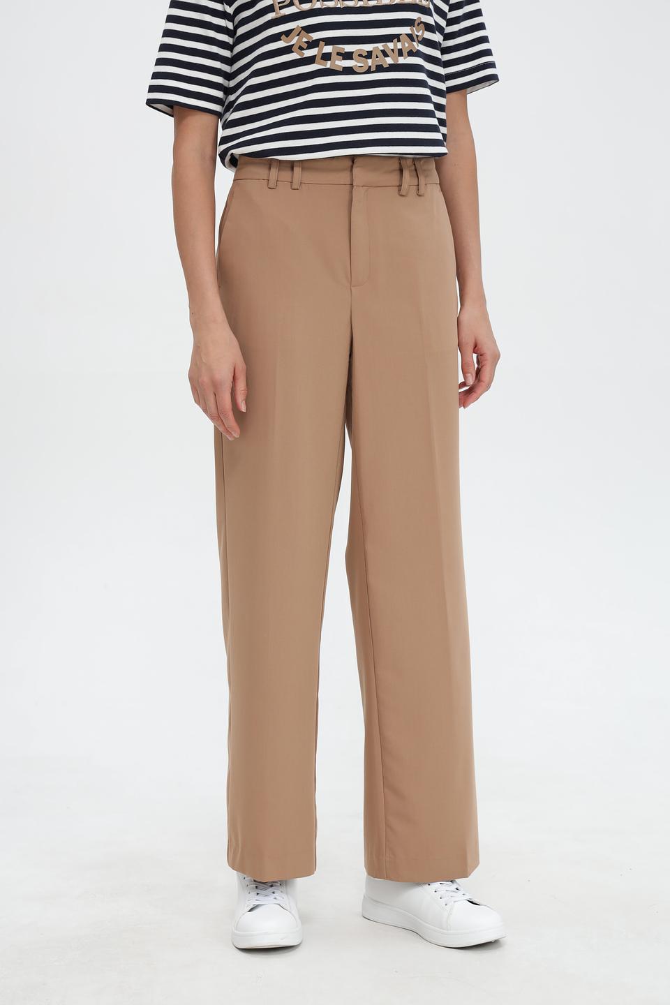 Брюки Steilmann клёш бежевые