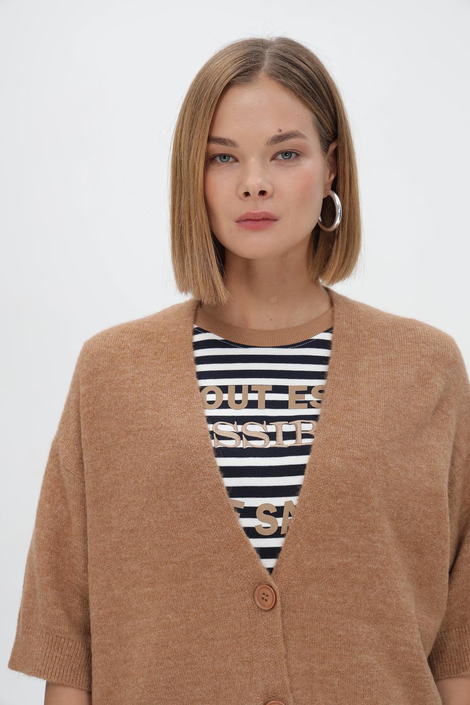 Жакет Steilmann вязаный бежевый