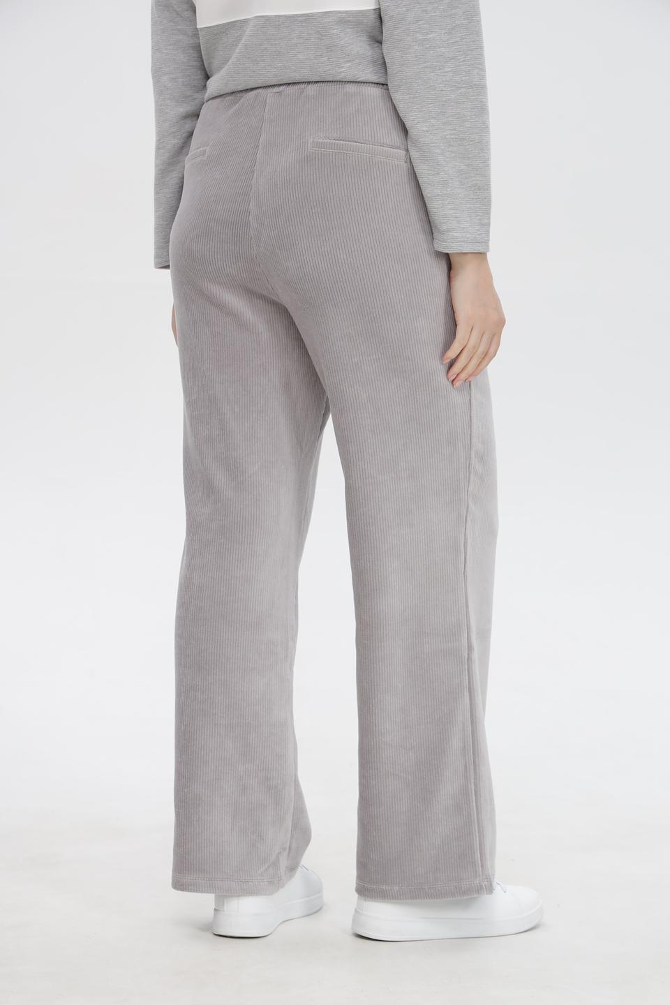 Брюки Barbara Lebek в полоску серые