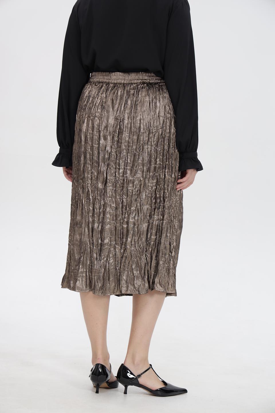 Юбка Rabe collection плиссированная золотая