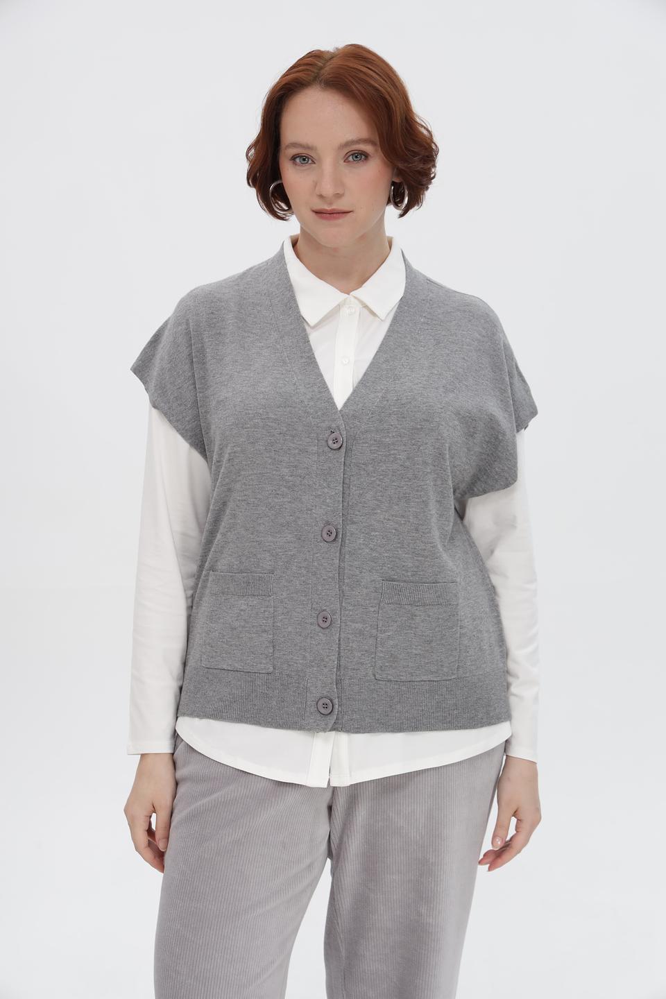 Жилет Rabe collection серый