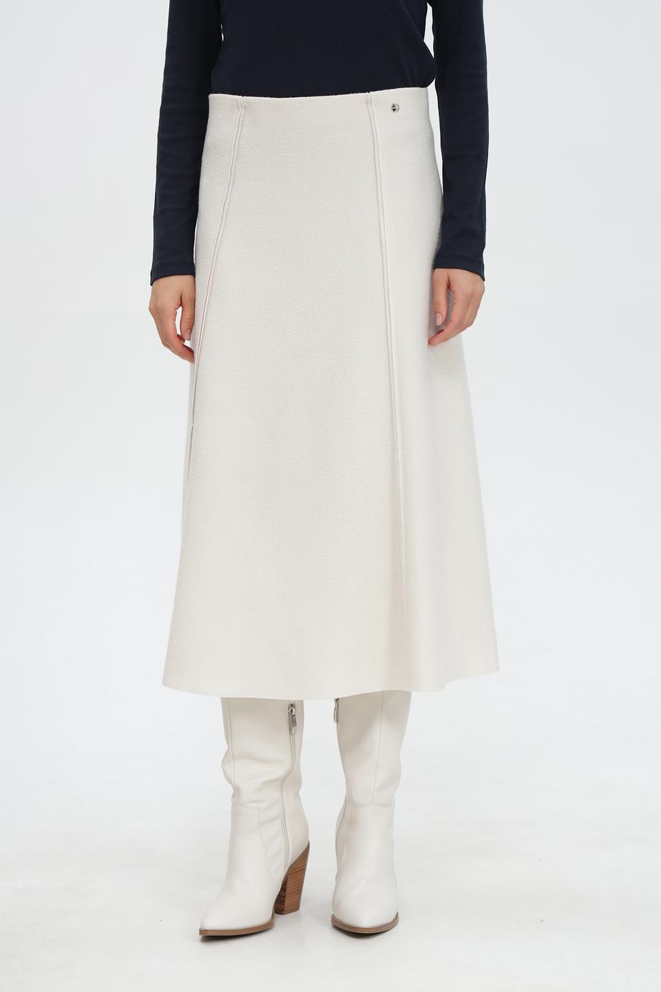 Юбка Marc Cain Collections кремовая