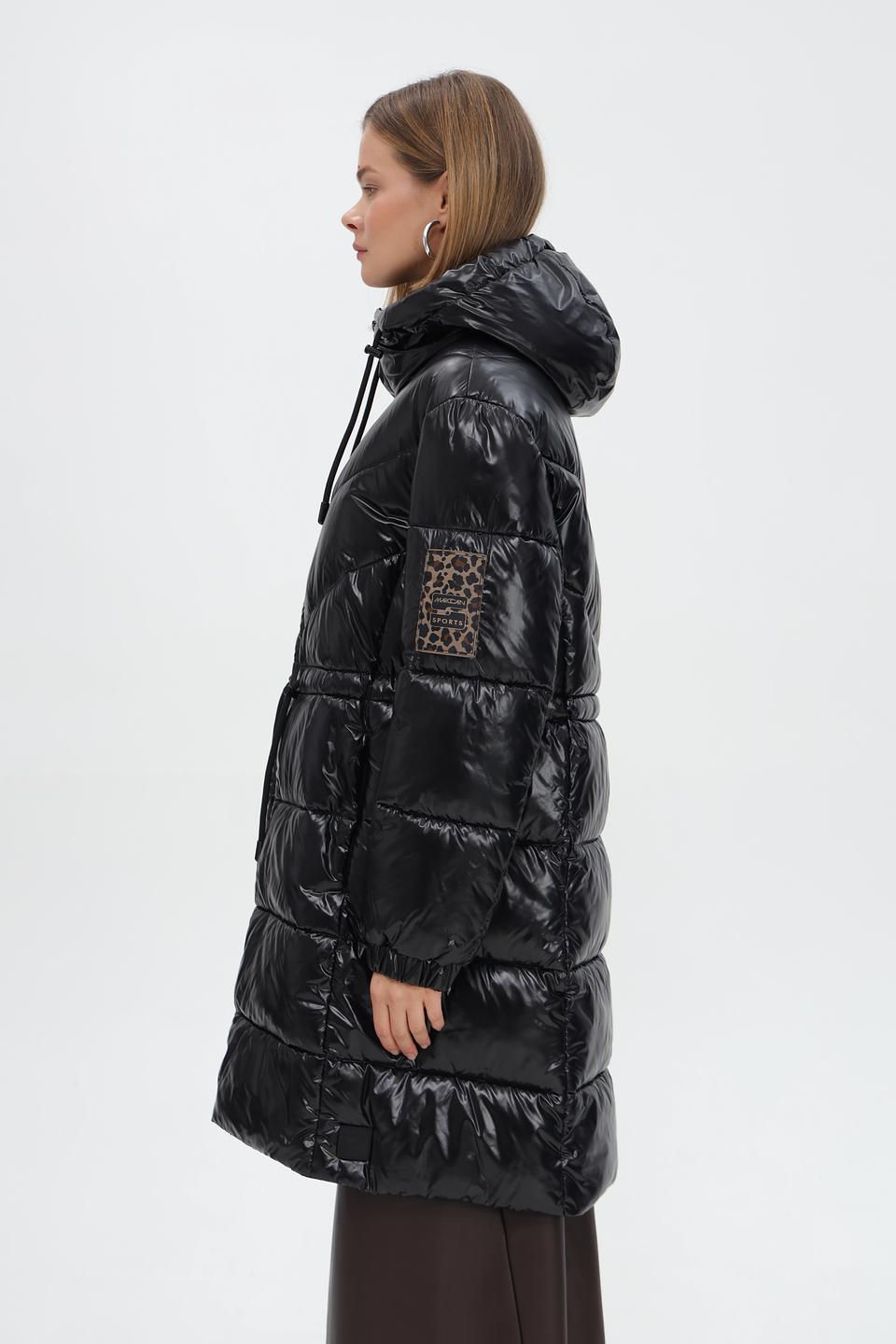 Пальто Marc Cain Sports стеганое черное