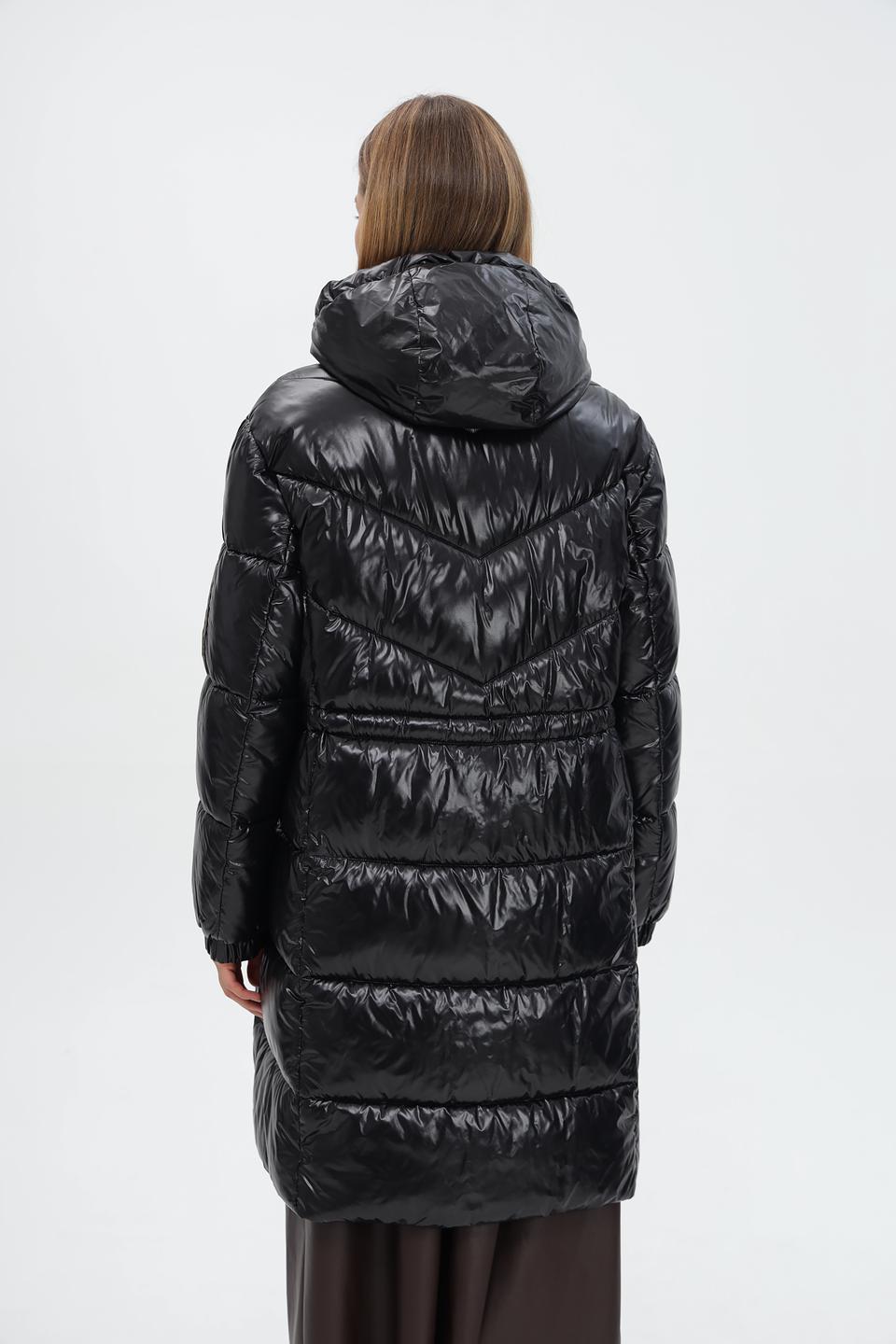 Пальто Marc Cain Sports стеганое черное