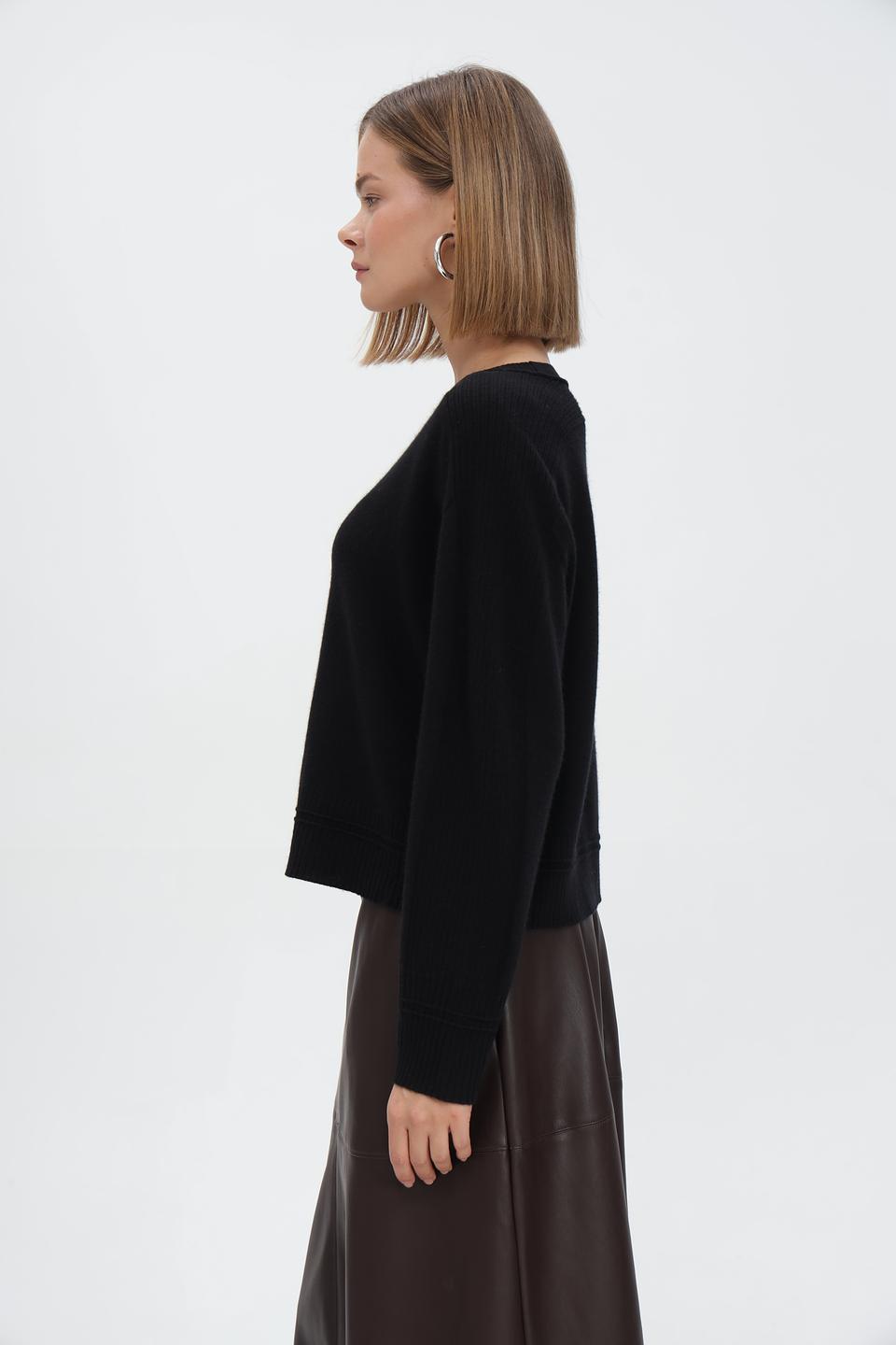 Пуловер Marc Cain чёрный