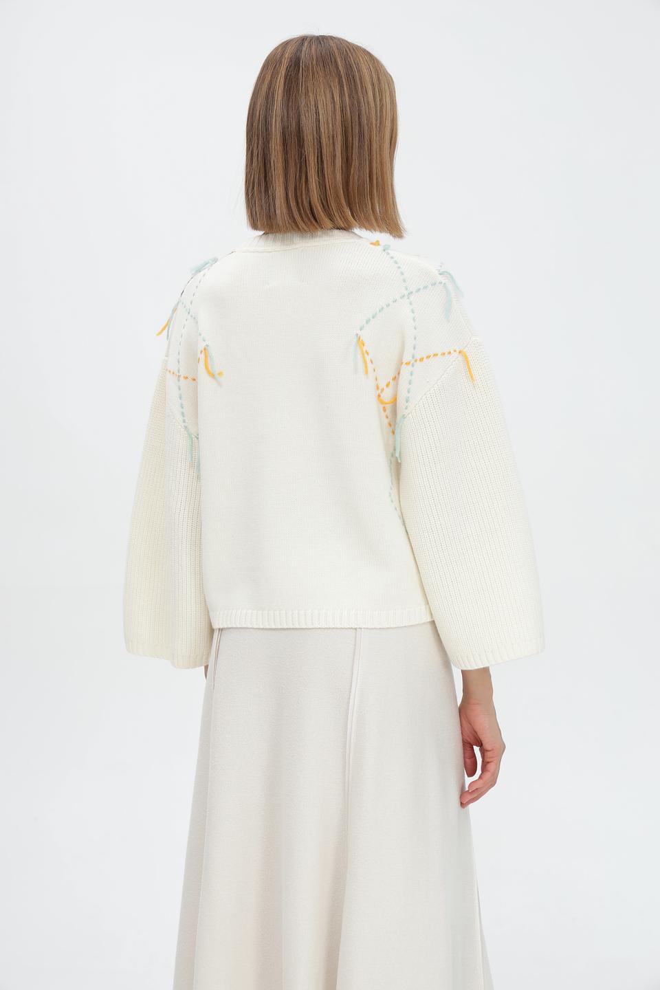 Пуловер Marc Cain Sports с ромбами