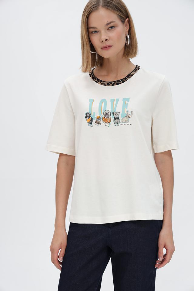 Футболка Marc Cain Sports с принтом