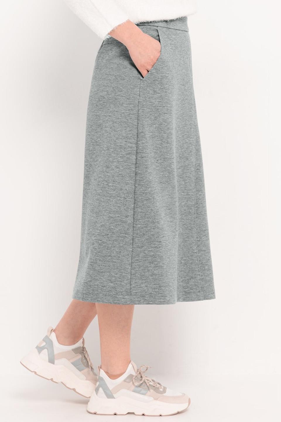 Юбка Bianca серая миди