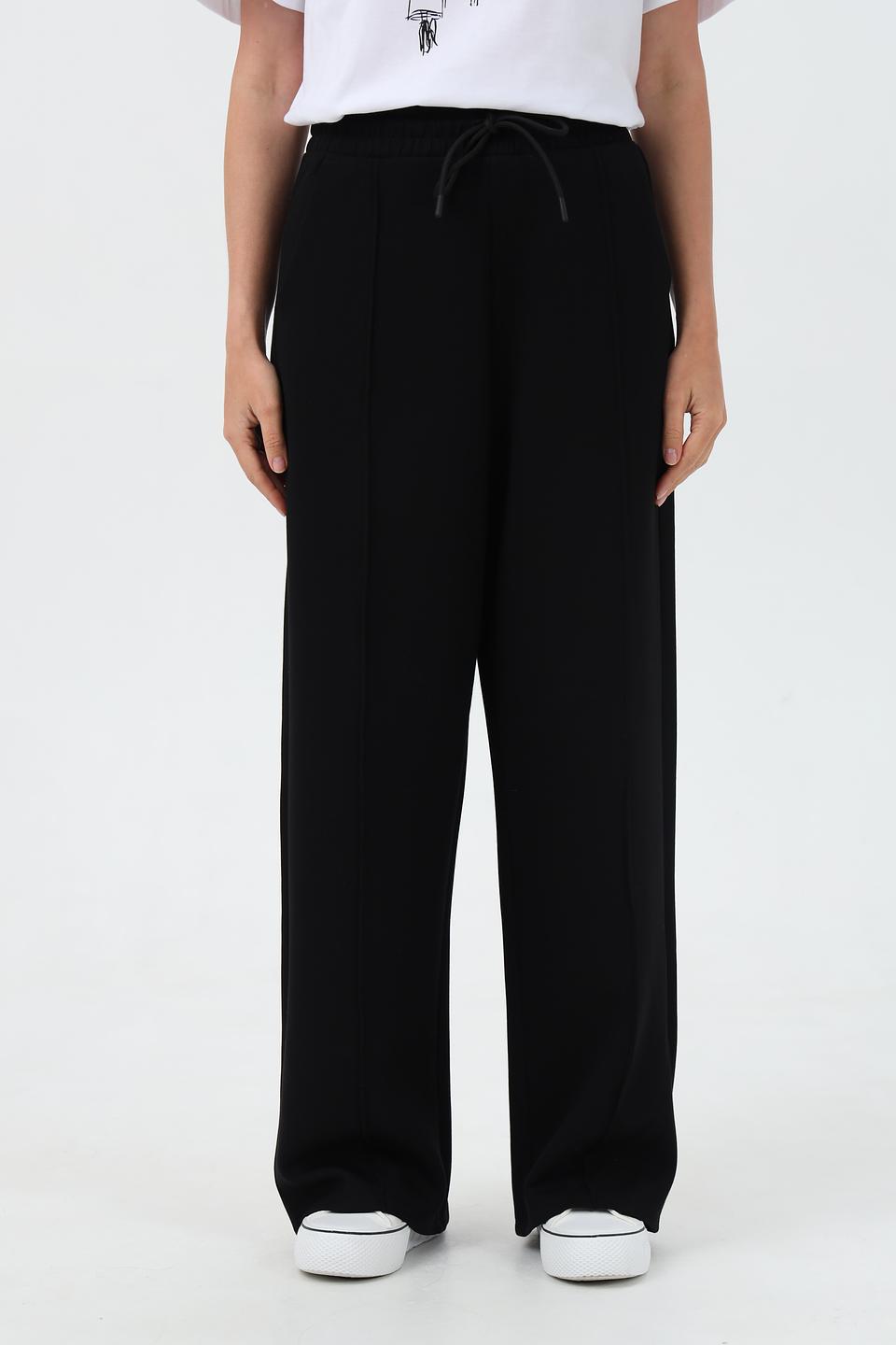 Брюки палаццо Tom Tailor черные