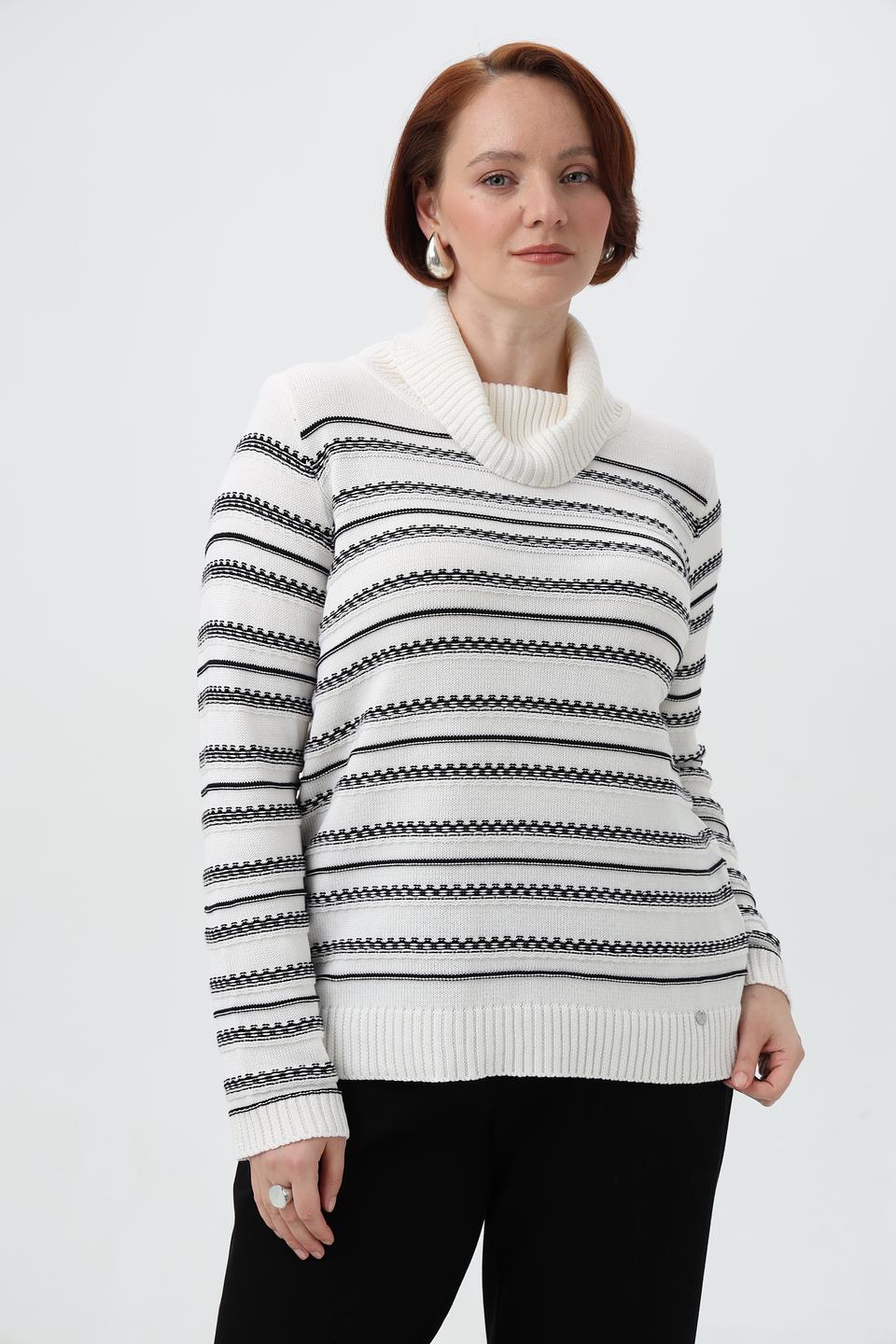 Пуловер Gollehaug в полоску