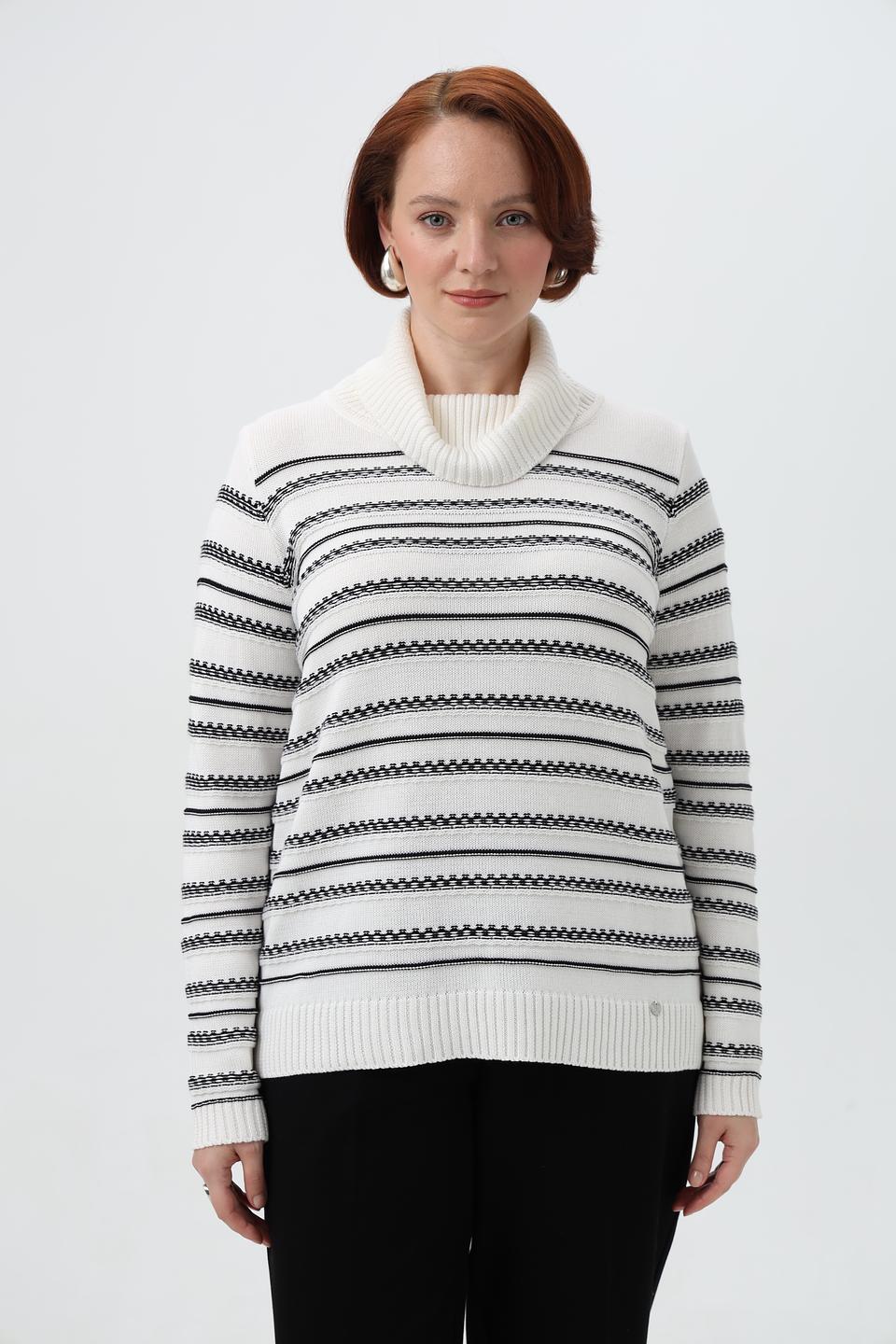 Пуловер Gollehaug в полоску