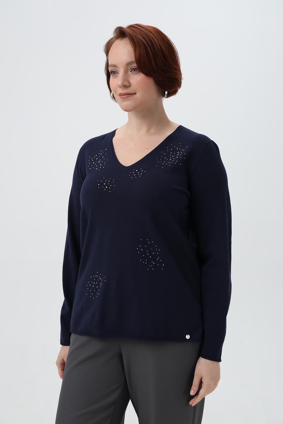 Пуловер Gollehaug с декором